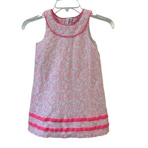 MAGGIE & ZOE Floral Hot Pink Kids Dress